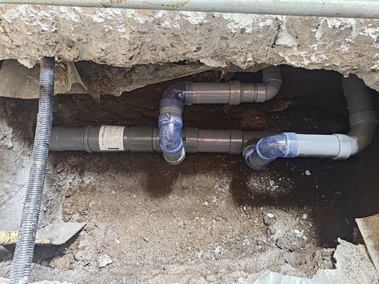 排水管　改修工事