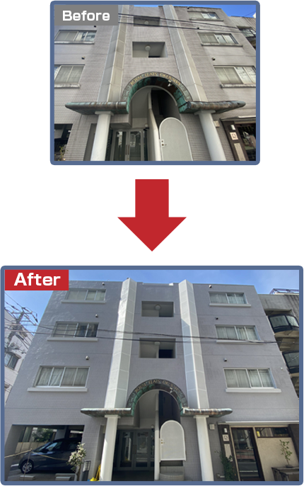 施工事例 Before After画像