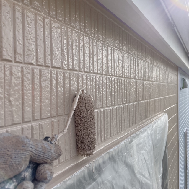 大規模主膳での遮熱、断熱の外壁塗装